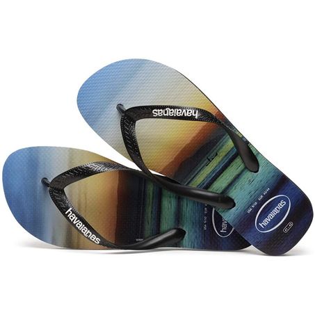 HAVAIANAS HYPE PRETO E BRANCO TAMANHO: 41/42