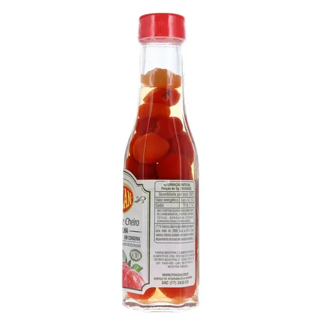 PIMENTA DE CHEIRO VERMELHA EM CONSERVA PONZAN 30G 360-9