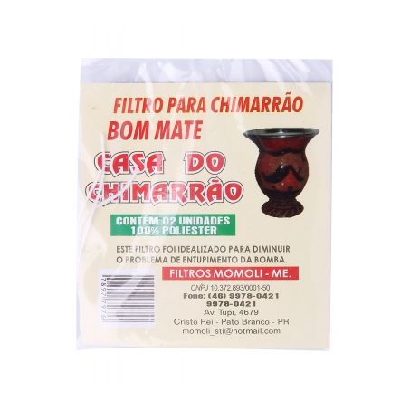 Filtro bomba chimarrao c/2