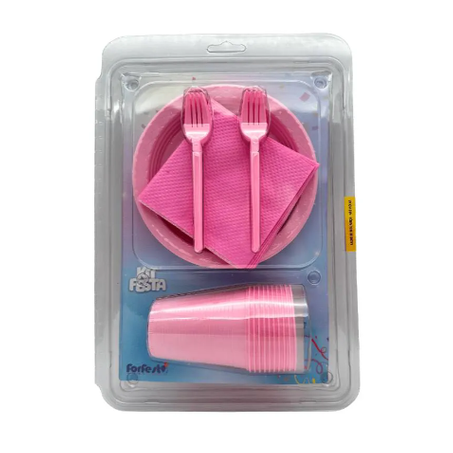 Kit festa forfest rosa