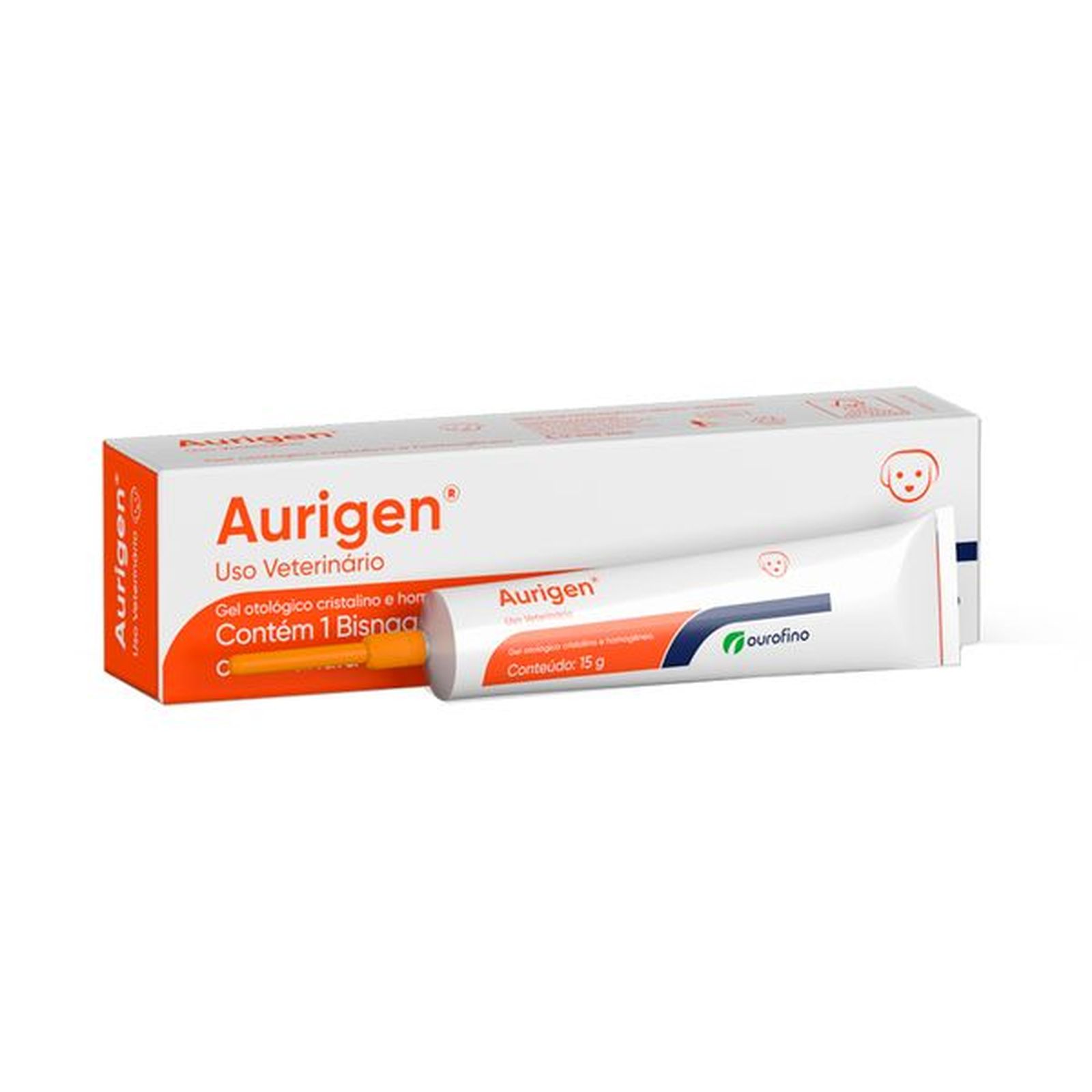 Aurigen Gel Otológico para Cães 15 g
