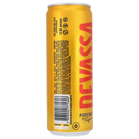Cerveja Lager Devassa Puro Malte Tropical Lata 350ml 360-16