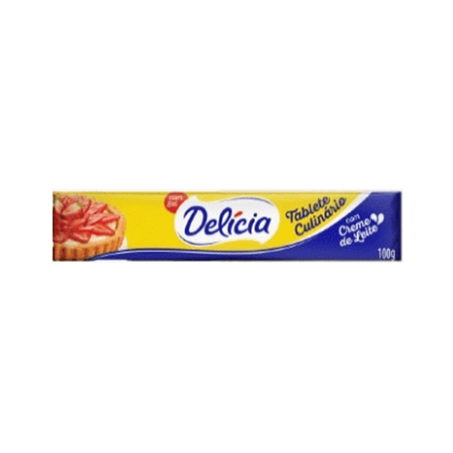 MARGARINA TABLETE DELICIA CREME DE LEITE 100G