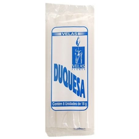 Vela duquesa branca pc 8unx18g