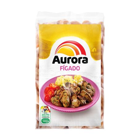 Fígado de Frango aurora pacote 1kg