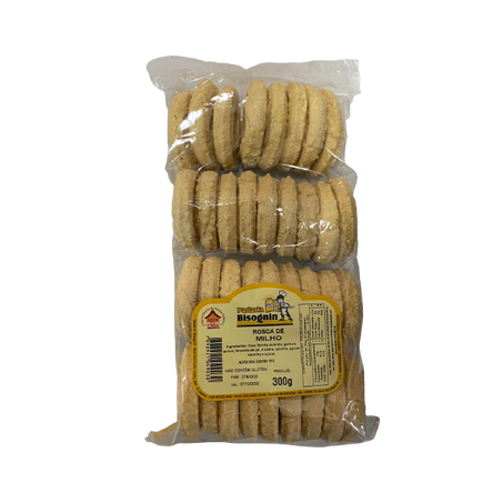 BISCOITO BISOGNIN ROSCA DE MILHO 300 GR           
