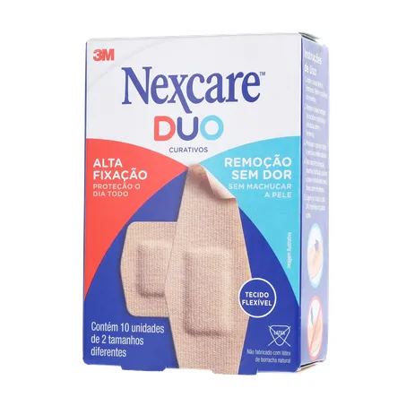 Curativo nexcare duo tamanhos diferentes caixa c-10unid 360-20