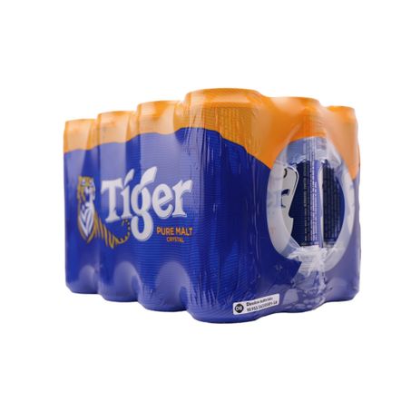 Cerveja Tiger Puro Malte Crystal Lata 350ml - Pacote com 12un - 4.2lt 360-38