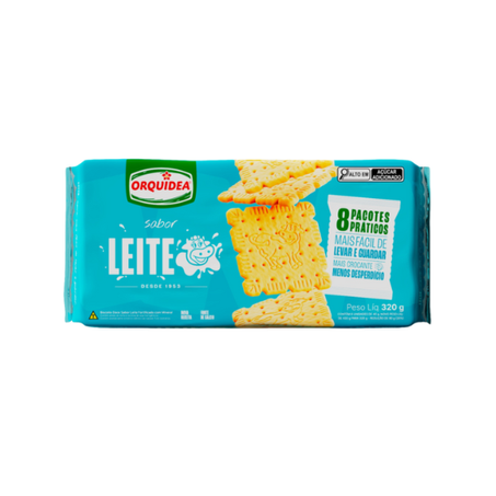 Biscoito orquidea leite 320g
