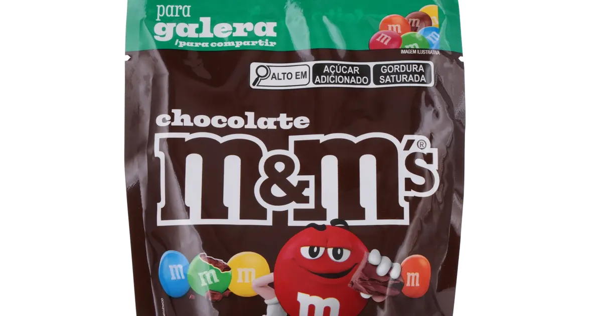 Chocolate ao Leite M&M's Pacote 132g