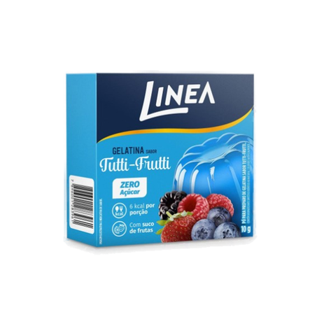 Gelatina Linea S/Açúcar Tutti Frutti 10g