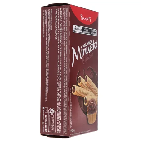 WAFER PARATI MINUETO ROLINHO BRIGADEIRO
40G 360-30