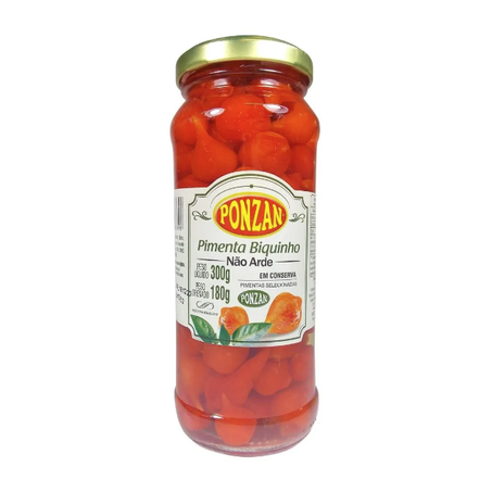 Pimenta biquinho ponzan 180g