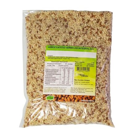 ARROZ CATETO BRANCO E VERMELHO 1KG
