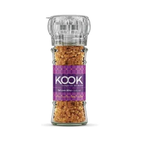 Sal com alho kook 90gr c/ moedor