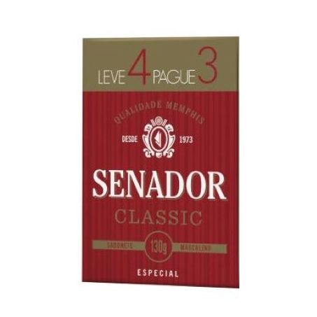 SABONETE SENADOR L4P3 CLASSIC 130G