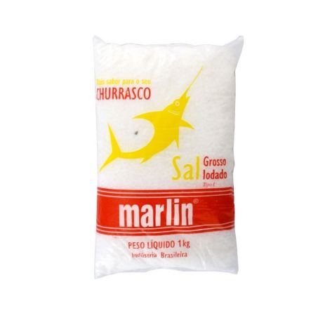 Sal Grosso Marlin Embalagem 1KG