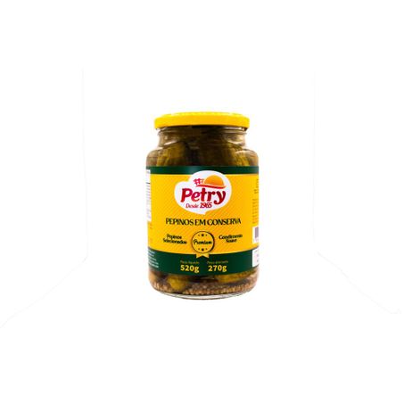 PEPINOS EM CONSERVA PETRY 270 G                   