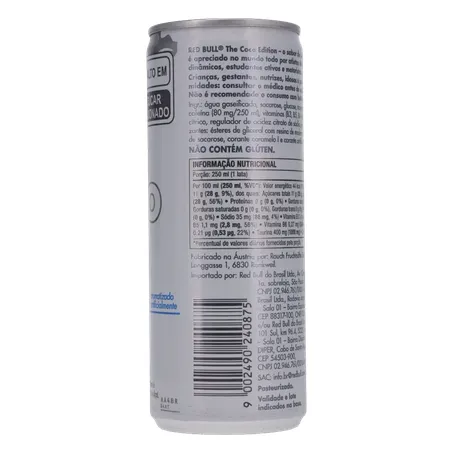 Energético Red Bull Coco e Açaí Lata 250ml 360-12