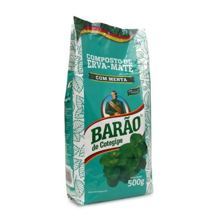 COMPOSTO ERVA MATE BARAO 500G MENTA