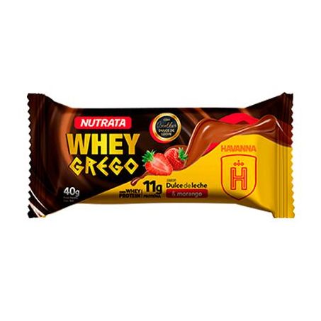 WHEY GREGO BAR HAVANNA 40G DL/ MORANGO