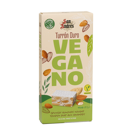 Torrone San Andrés Duro de Amêndoas Suprema Vegano 150g