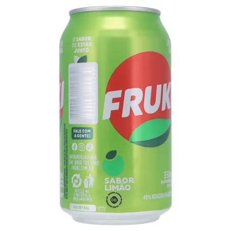 BEBIDA FRUKI SABOR LIMÃO LATA 350ML 360-11