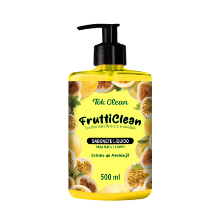 Sabonete Liquido Tok Clean Maracujá 500ml
