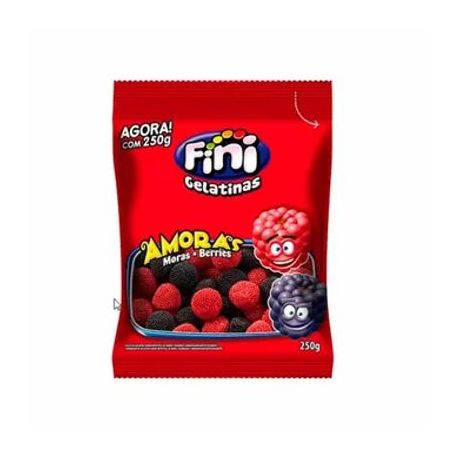 Fini-bala gelatina 250g amoras