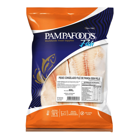 FILÉ DE PANGA PAMPAFOODS PREMIUM CONG 400G