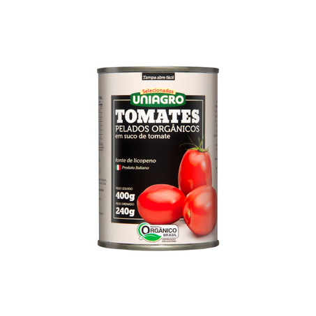 Tomate Pelado Uniagro Orgânico Lata 240G