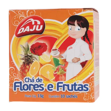 Cha daju flores e frutas 10sc 360-19