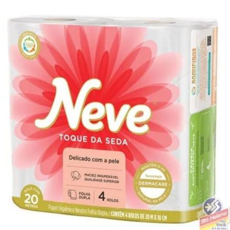 PAPEL .HIGIENICO . F4 NEVE 20M C/4