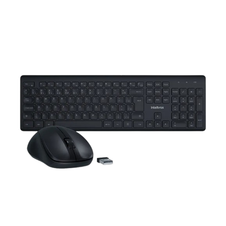 TECLADO E MOUSE S/FIO CSI 50 PRETO INTELBRAS      