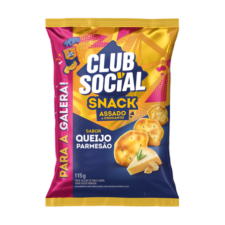 Snack Club Social Parmesão 115g