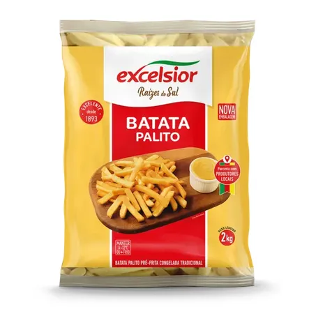 Batata congelada excelsior 2kg