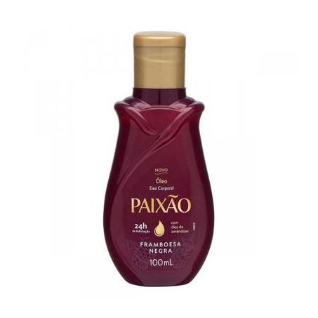Óleo Corporal Paixão Framboesa Negra Frasco 100ml