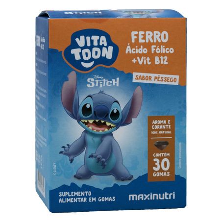 FERRO + AC. FOLICO + B12 PESSEGO VITATOON STITCH