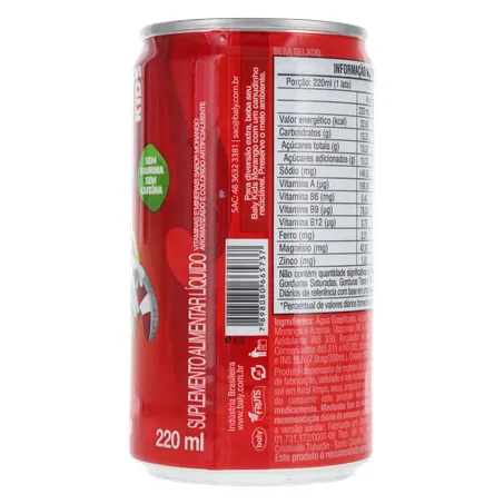 Bebida baly kids sonic morango 220ml 360-10