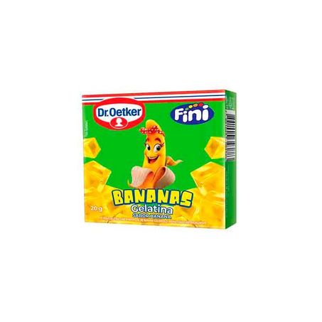 Gelatina oetker fini bananas 20g