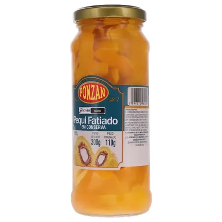 PEQUI FATIADO EM CONSERVA PONZAN VIDRO 110G 360-3