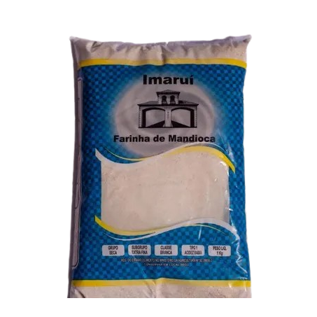 Farinha de mandioca imaruí doce pacote 1kg