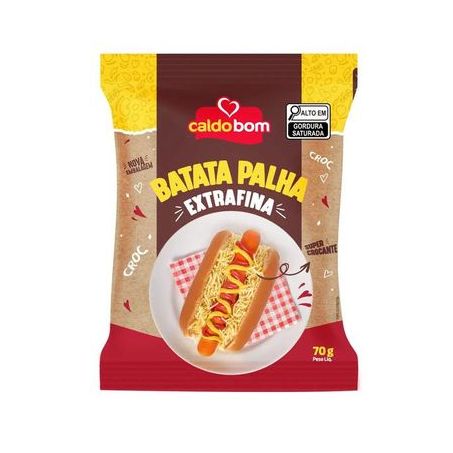 Batata Palha Caldo Bom 70g Extrafina