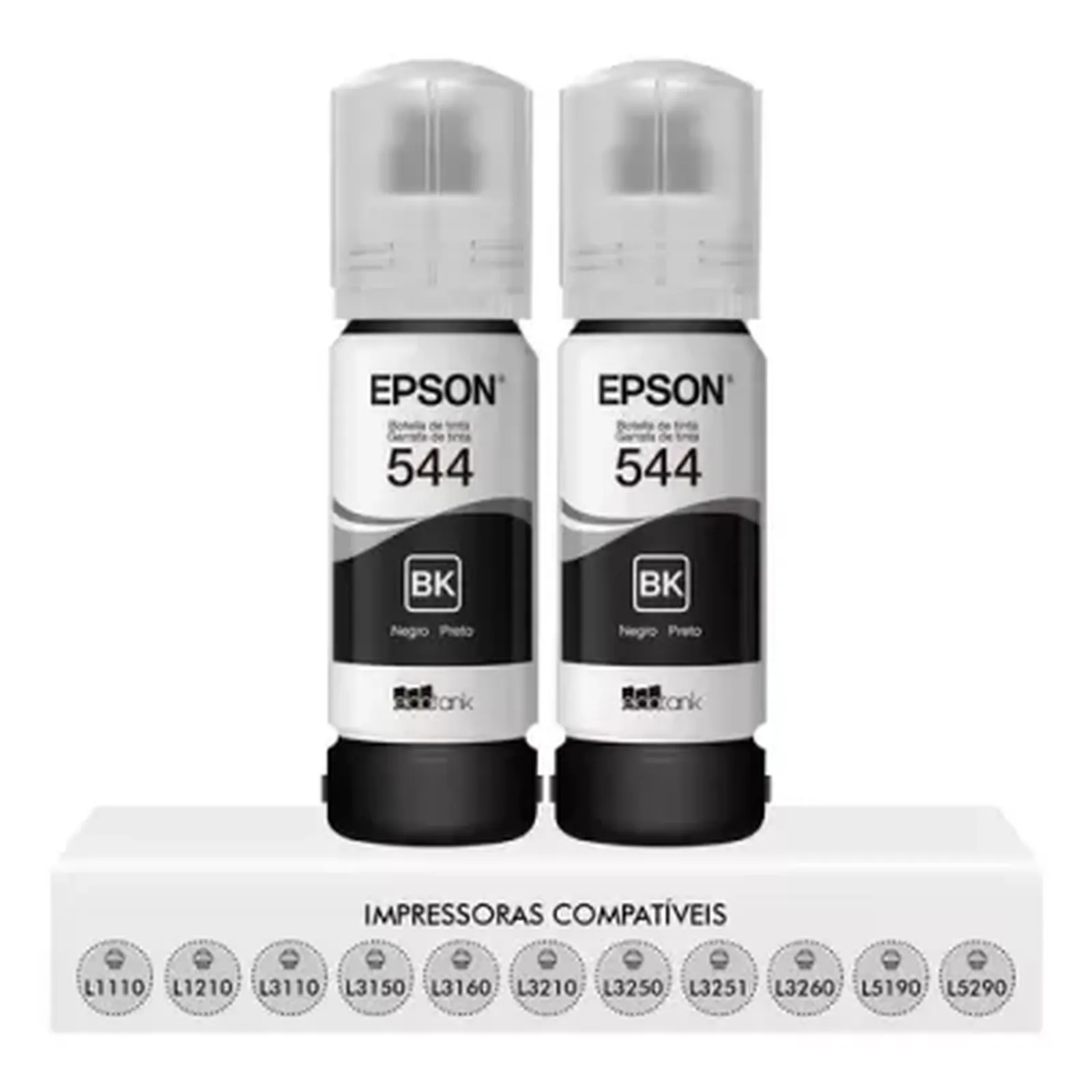 EPSON KIT 2 GARRAFAS PRETAS T544