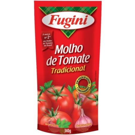 Molho tomate fugini 300g sache tradicional