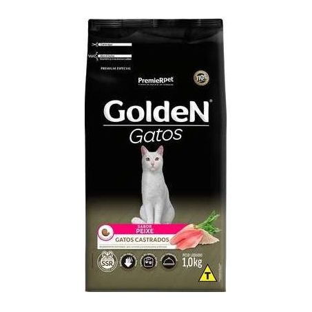 Ração Golden Para Gatos Castrados Sabor Peixe 1kg