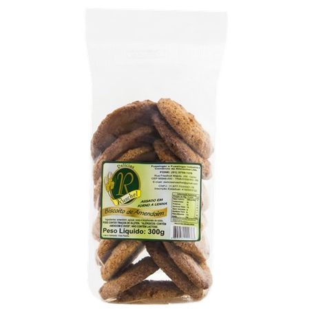 Bisc Ruschel Caseiro 300g Amendoim