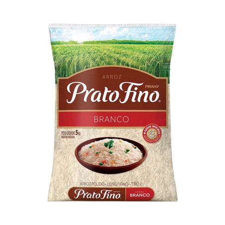 Arroz prato fino 5kg branco