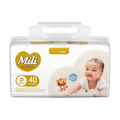FRALDA DESC.MILI LOVE CARE HIPER P 40UN