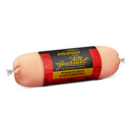 PATÊ GOURMET FRANGO TOMATE SECO E MANJERIÇÃO EXCELSIOR